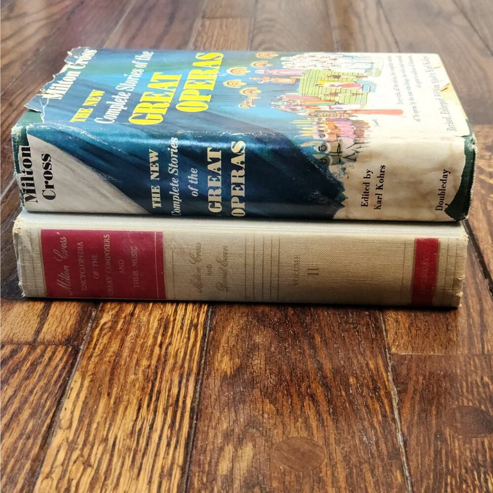 Vintage Books On Operas & Composers by Milton Cross Stories of the Great Operas